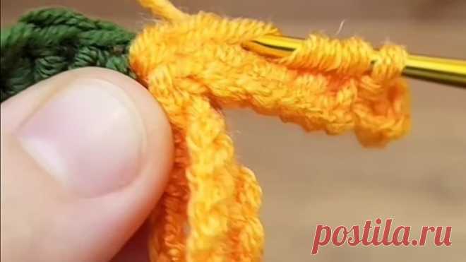 Цветочек крючком