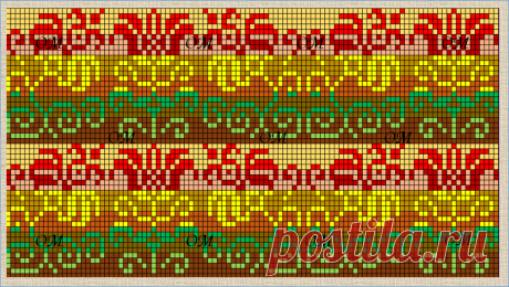 17 новых схем с цветочными жаккардовыми узорами - в ваши копилки | ЖАККАРДос | Яндекс Дзен