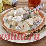 Курица в мультиварке с шампиньонами