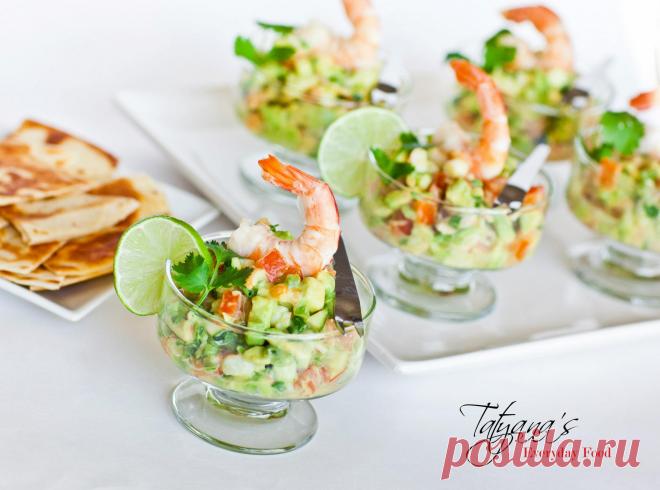Авокадо Креветки Севиче - Tatyanas Повседневная Пища