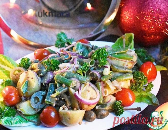 Картофельный салат с пикантной заправкой – кулинарный рецепт