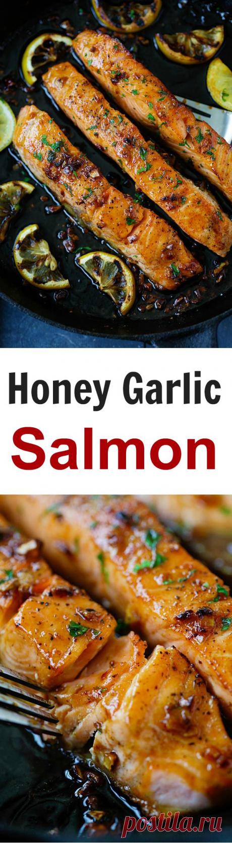 Honey Garlic Salmon | Easy Delicious Recipes