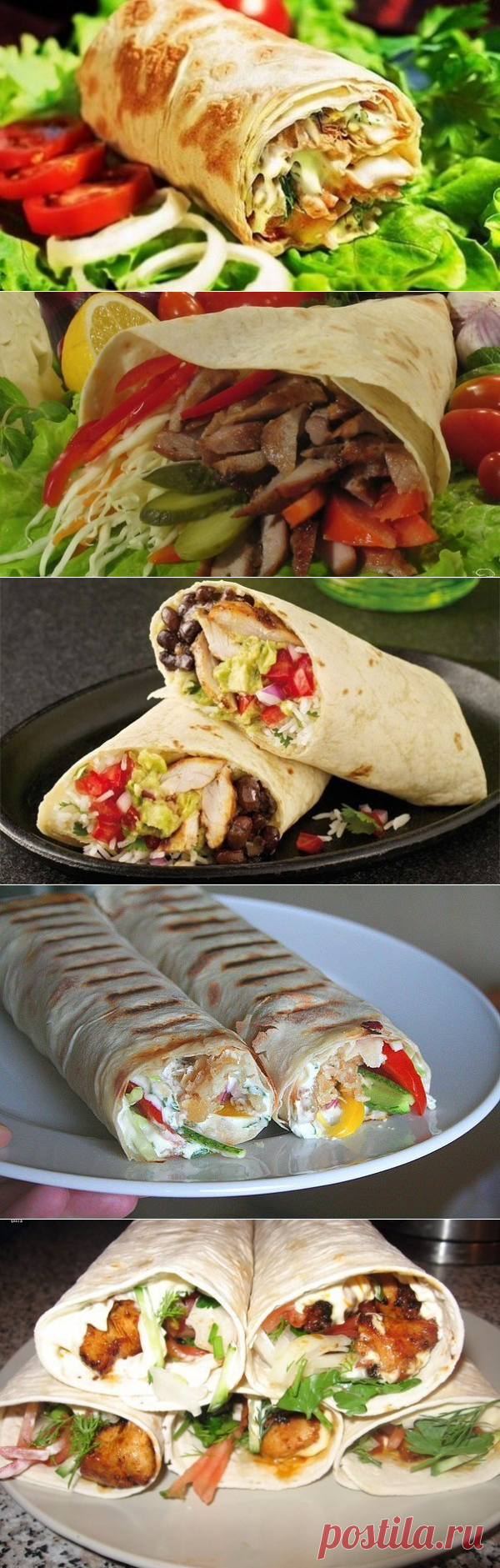 ВКУСНАЯ ДОМАШНЯЯ ШАУРМА: 5 РЕЦЕПТОВ | Вкусные рецепты