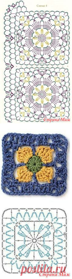 Очень красивая подборка схем для вязания крючком от меня - Вязание - Страна Мам