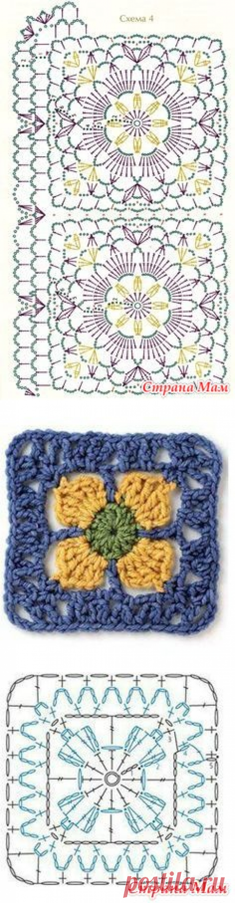 Очень красивая подборка схем для вязания крючком от меня - Вязание - Страна Мам