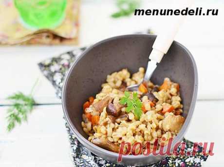 Плов с грибами / Меню недели