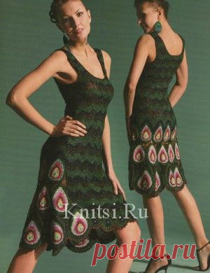 Летнее платье-сарафан.
