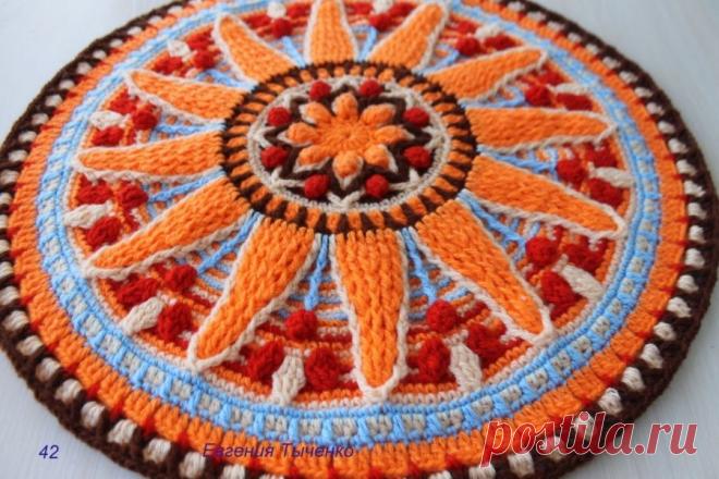 Коврик - мандала | Искусница