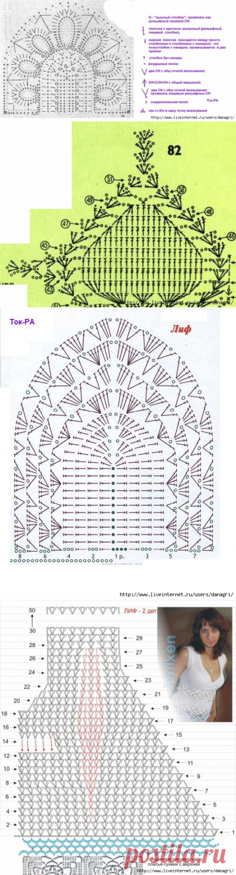 Вязаные лифы