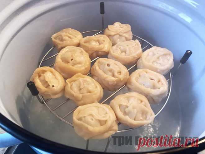 Расскажу вам, как я теперь готовлю вкусные манты, не используя мантышницу | ТРИ ПОКОЛЕНИЯ | Яндекс Дзен