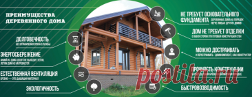 Преимущества деревянных домов