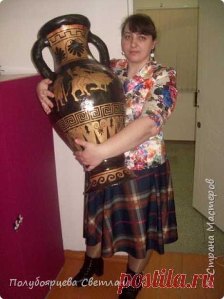 Ваза напольная "древняя греция"
