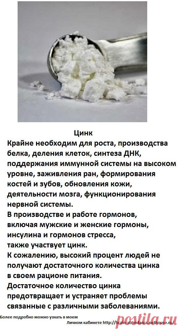 Основные ингредиенты Продукта Брейн Фул Плюс:
Цинк 
Крайне необходим для роста, производства белка, деления клеток, синтеза ДНК, поддержания иммунной системы на высоком уровне, заживления ран, формирования костей и зубов, обновления кожи, деятельности мозга, функционирования нервной системы. В производстве и работе гормонов, включая мужские и женские гормоны, инсулина и гормонов стресса, также участвует цинк.