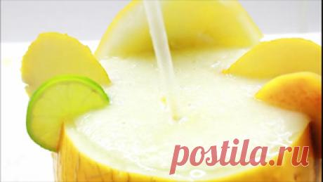 СМУЗИ ИЗ ДЫНИ ♥ очень вкусный и полезный напиток пошаговый рецепт с фотографиями