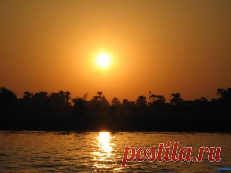 Нил.Закат.