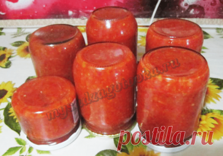 Самая вкусная домашняя жгучая аджика — Сад Заготовки