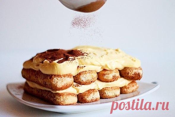 Как приготовить классический тирамису. - рецепт, ингредиенты и фотографии