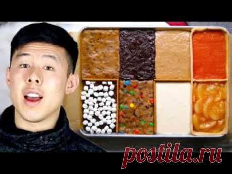 КАК СЕ ПРАВЯТ 8 ДЕСЕРТА В ЕДНА ТАВА -How To Make 8 Desserts in 1 Sheet Pan with Alvin