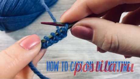 ПОТРЯСАЮЩИЙ СПОСОБ НАБОРА ПЕТЕЛЬ N2 СРАЗУ ОТ КЛУБКА! / HOW TO CAST ON IN KNITTING