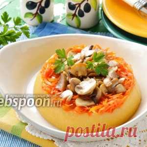 Кукурузная каша с грибами