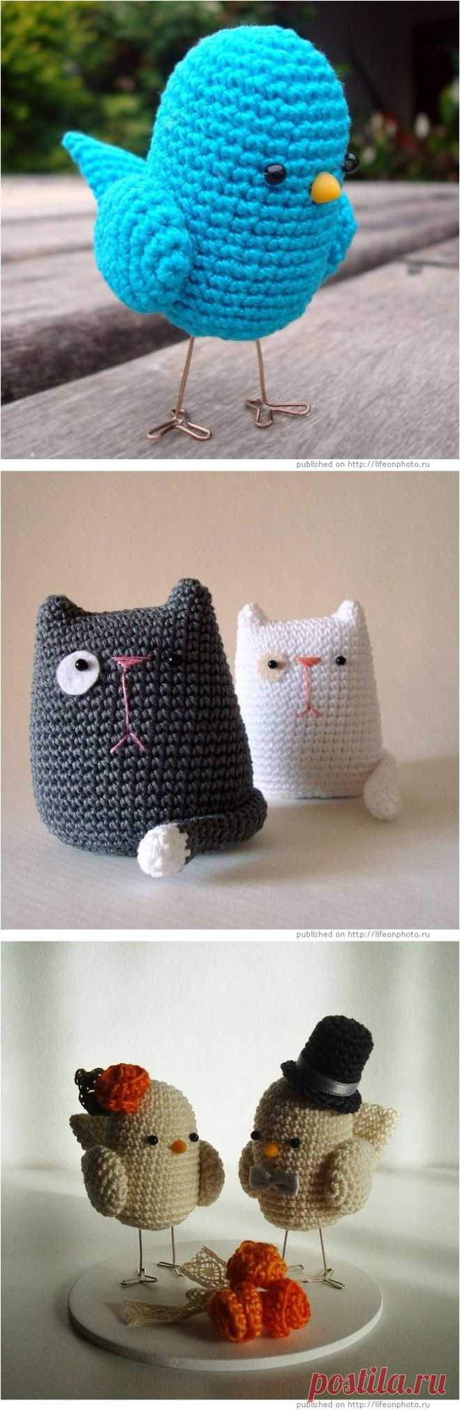 Для вдохновения: Игрушки, связанные крючком