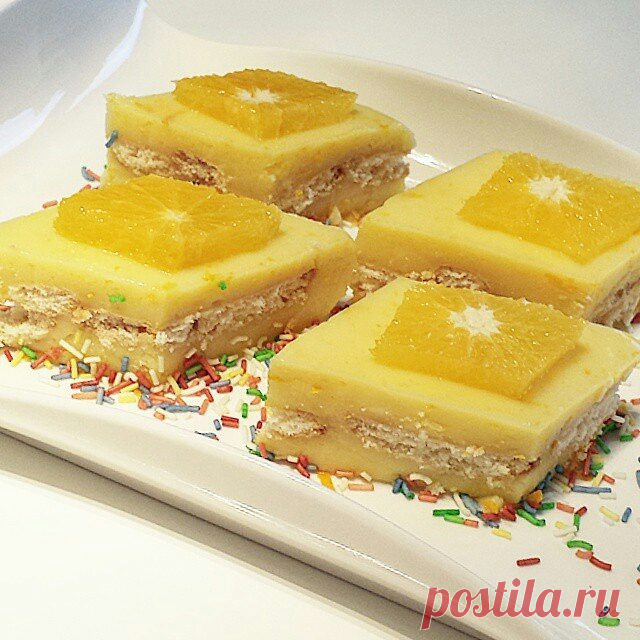 Portakalli puding pasta | Lezzetli Sunumlar Sitesi