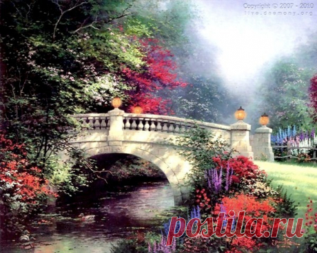 живопись Thomas Kinkade - 69 фото. Фотографии Валентин Иванов.
