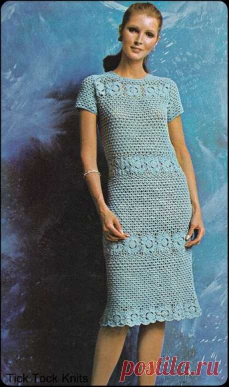Short-sleeved summer crochet dress,gift ideas, masterpiece