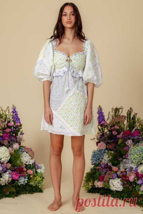Aileen Ditsy 'Hanky' - Mini Dress – fillyboo