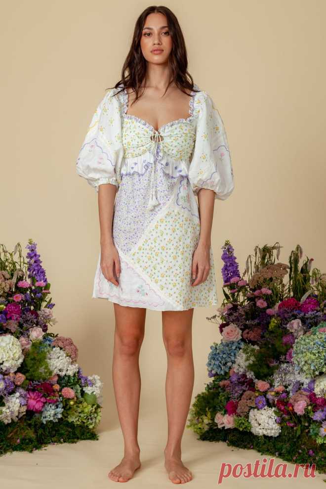 Aileen Ditsy 'Hanky' - Mini Dress – fillyboo