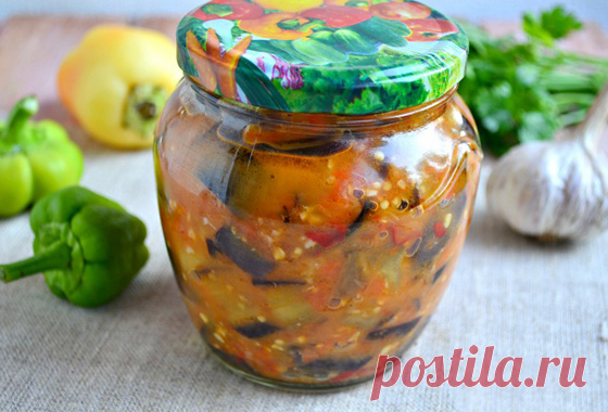 Баклажаны по-грузински на зиму — Сад Заготовка