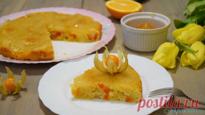 Ананасовый пирог (постный рецепт)