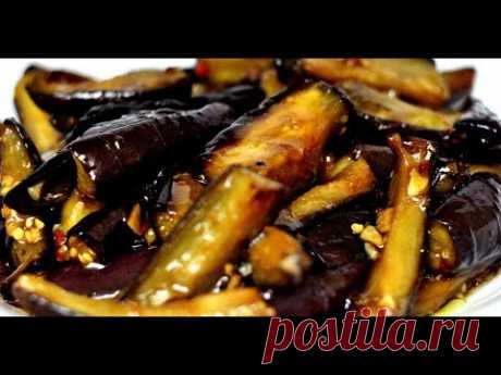 Ароматные баклажаны в остро-кисло-сладкой глазури! Aromatic aubergines in hot and sour-sweet glaze!