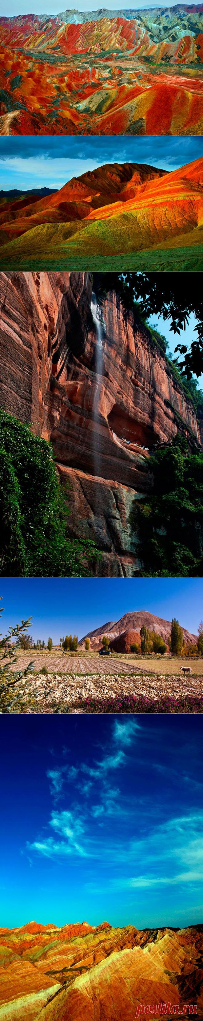 Цветные горы Китая - Наука и жизнь