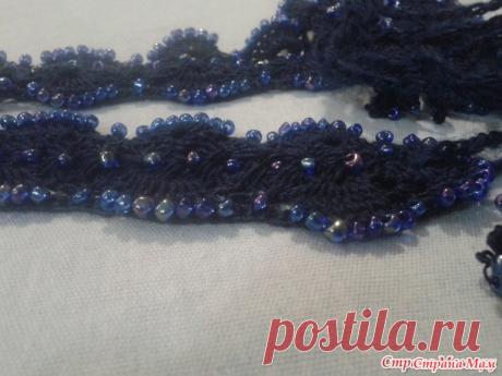 . Юбка крючком. Простые филейные узоры. Цвет настроения-синий - Вязание - Страна Мам