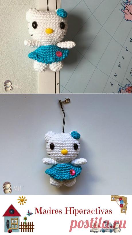 МАТЕРИ гиперактивных: Mini Hello Kitty Amigurumi, Видео урок