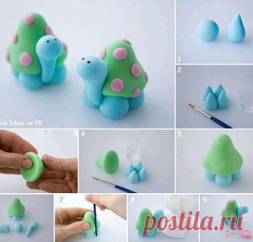 Лепим вместе с детками.