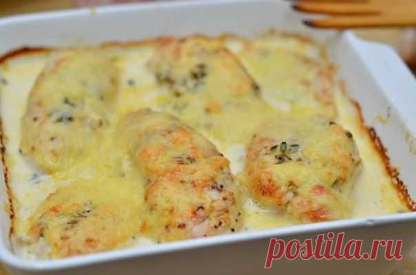 Куриное филе в сливочном соусе