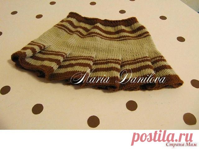 Вязание складок спицами
Будем вязать складки по 4 петли итоговой ширины с промежутками в 4 петли. 

1. Набираем 36 петель = 1 кромочная 4 п промежутка 12 п на складку (количество петель желаемой ширины складки, умноженное на 3) 4 п. промежутка 12 п. на складку 4 п. промежутка 1 кромочная:

И вяжем желаемую длину складок. 

2. Провязываем первые 4 петли (кромочные в тексте не упоминаю).
Затем следующие 12 петель распределяем на 3 спицах – по 4 петли на каждой спице:


3. Ск...