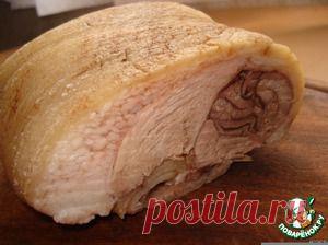 Рулет из свиной рульки - кулинарный рецепт
