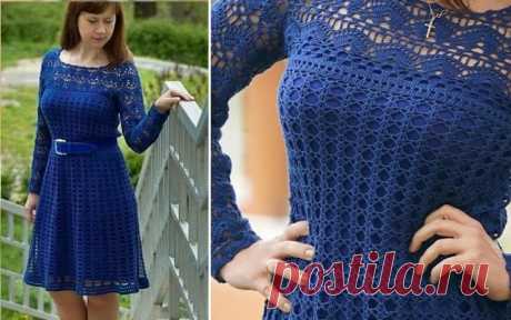Узоры крючком, для вязания летнего платья