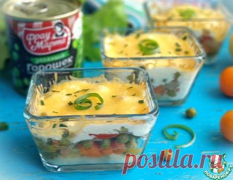 Рыбная запеканка с зелёным горошком – кулинарный рецепт