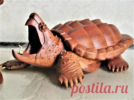 Грифовая черепаха, вид 2.