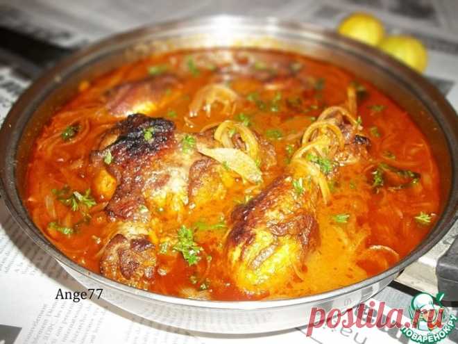 Курица в луковом соусе 