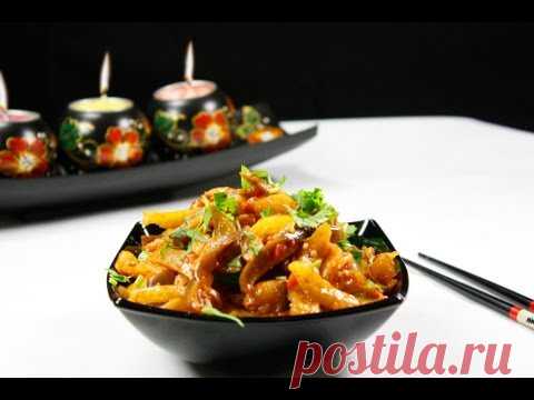 Жареные баклажаны (кади-ча) видео рецепт