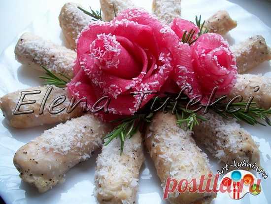 Куриные рулетики «Под снегом» (МК от Елены)