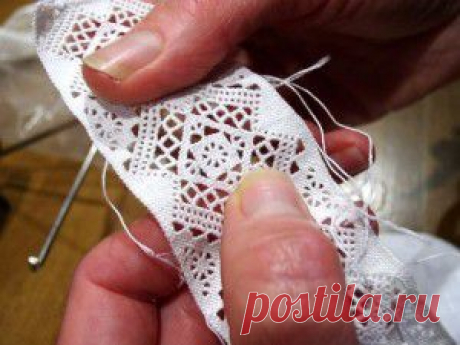 Редкости в рукоделии. Игольное кружево пунцетто (puncetto).