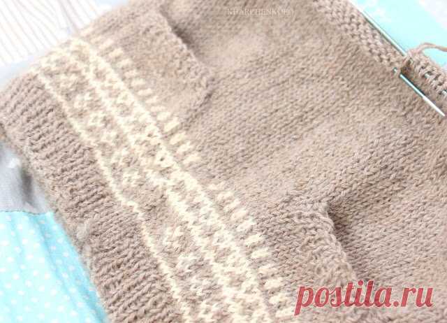 Учимся вязать вертикальный прорезной карман | Дневник Катюши | Яндекс Дзен