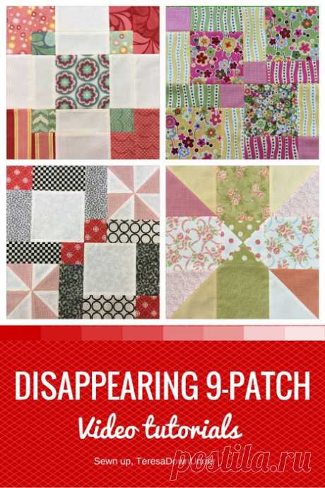 Video tutorials: disappearing 9 patch blocks This is a collection of 4 disappearing 9-patch blocks. All of them start as 9 patch blocks and by slicing the block in different ways we can obtain quite different looking blocks. All of them are c…
