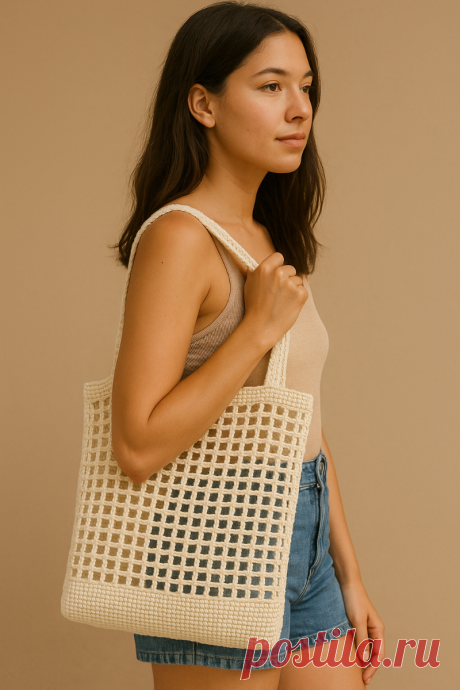 Mesh Beach Tote Bag
